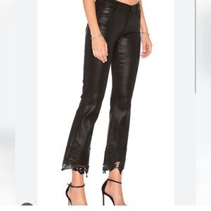 J Brand Selena Black Out Mid-Rise Crop Boot Pant Jeans size 27 NWT